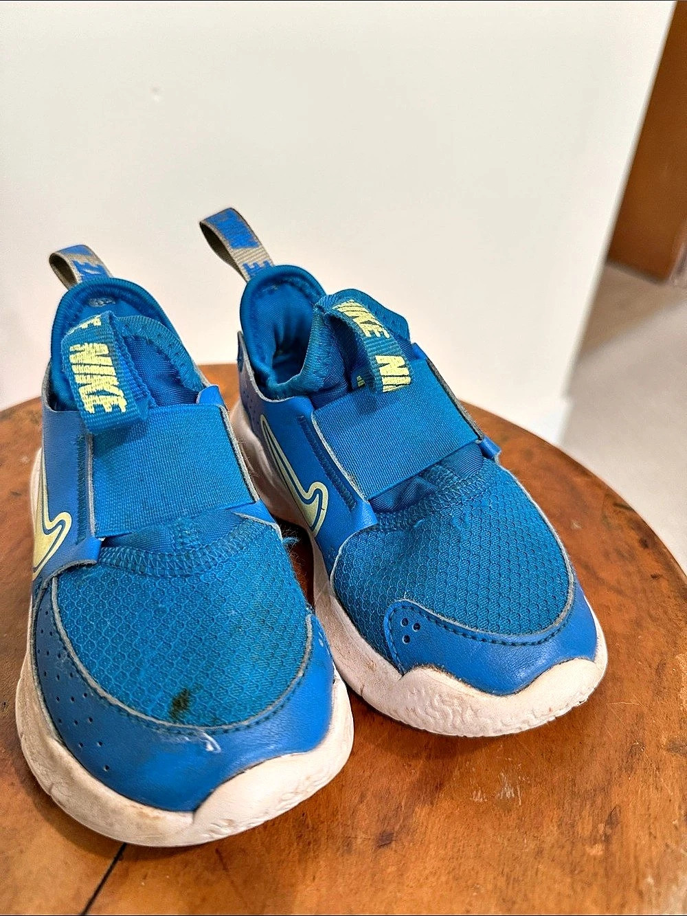 Nike Flex Runner Kids Blue & White Sneakers